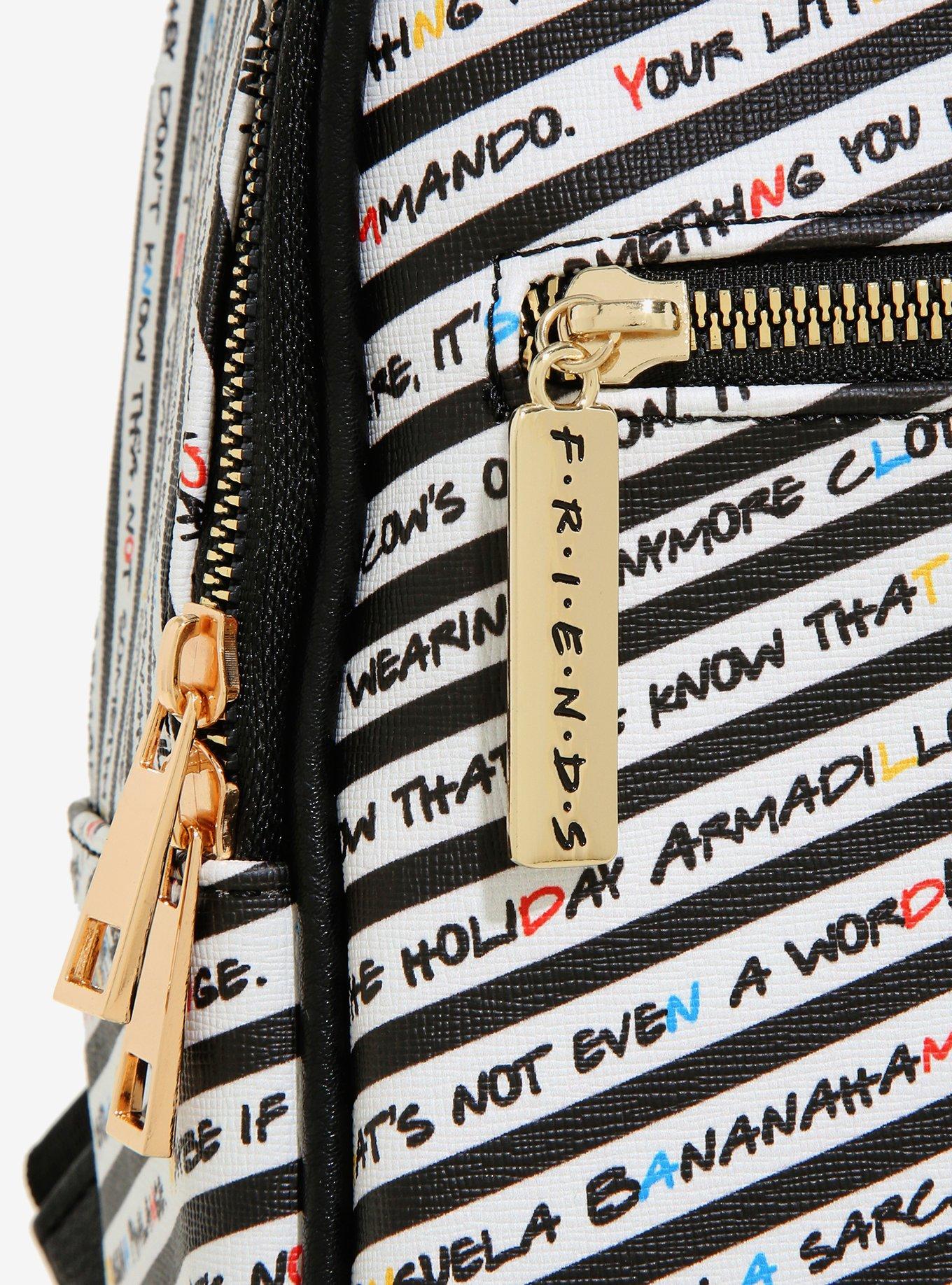 Friends Quotes Mini Backpack - BoxLunch Exclusive, , alternate