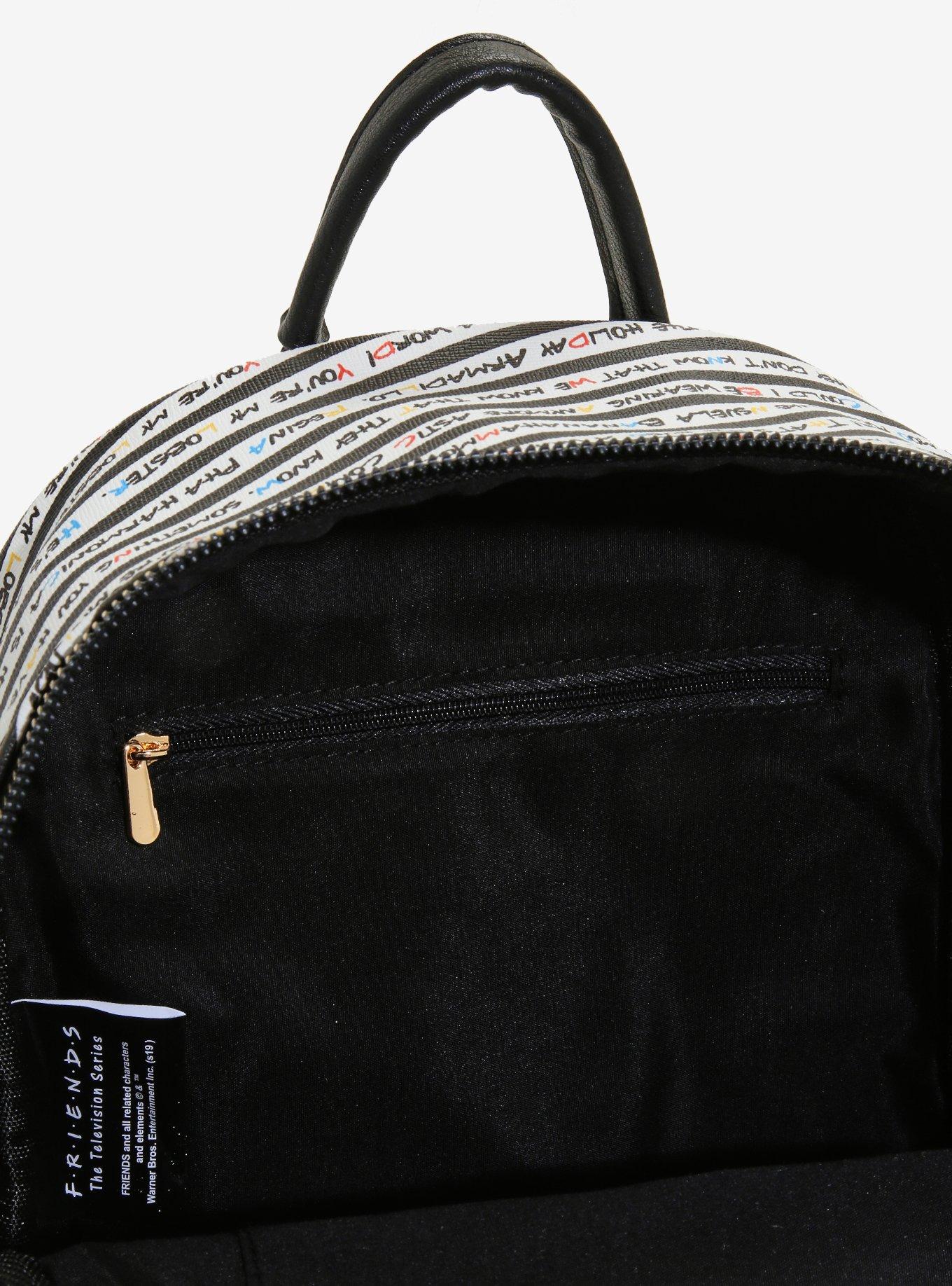 Friends Quotes Mini Backpack - BoxLunch Exclusive, , alternate