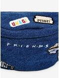 Friends Icon Patches Denim Fanny Pack - BoxLunch Exclusive, , alternate