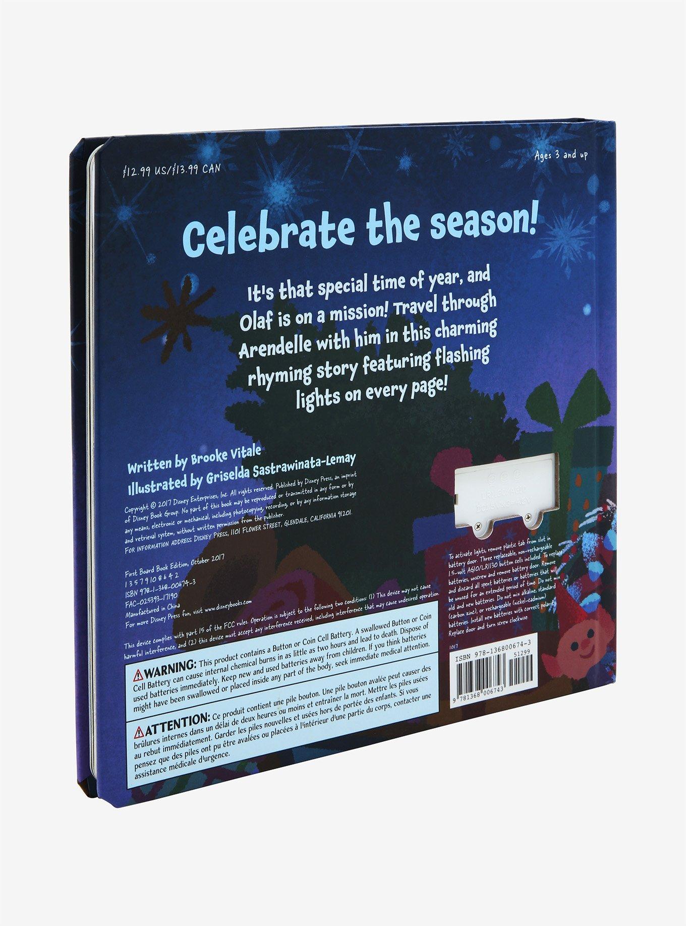 Disney Olaf's Frozen Adventure Olaf's Journey Light-Up Board Book, , alternate