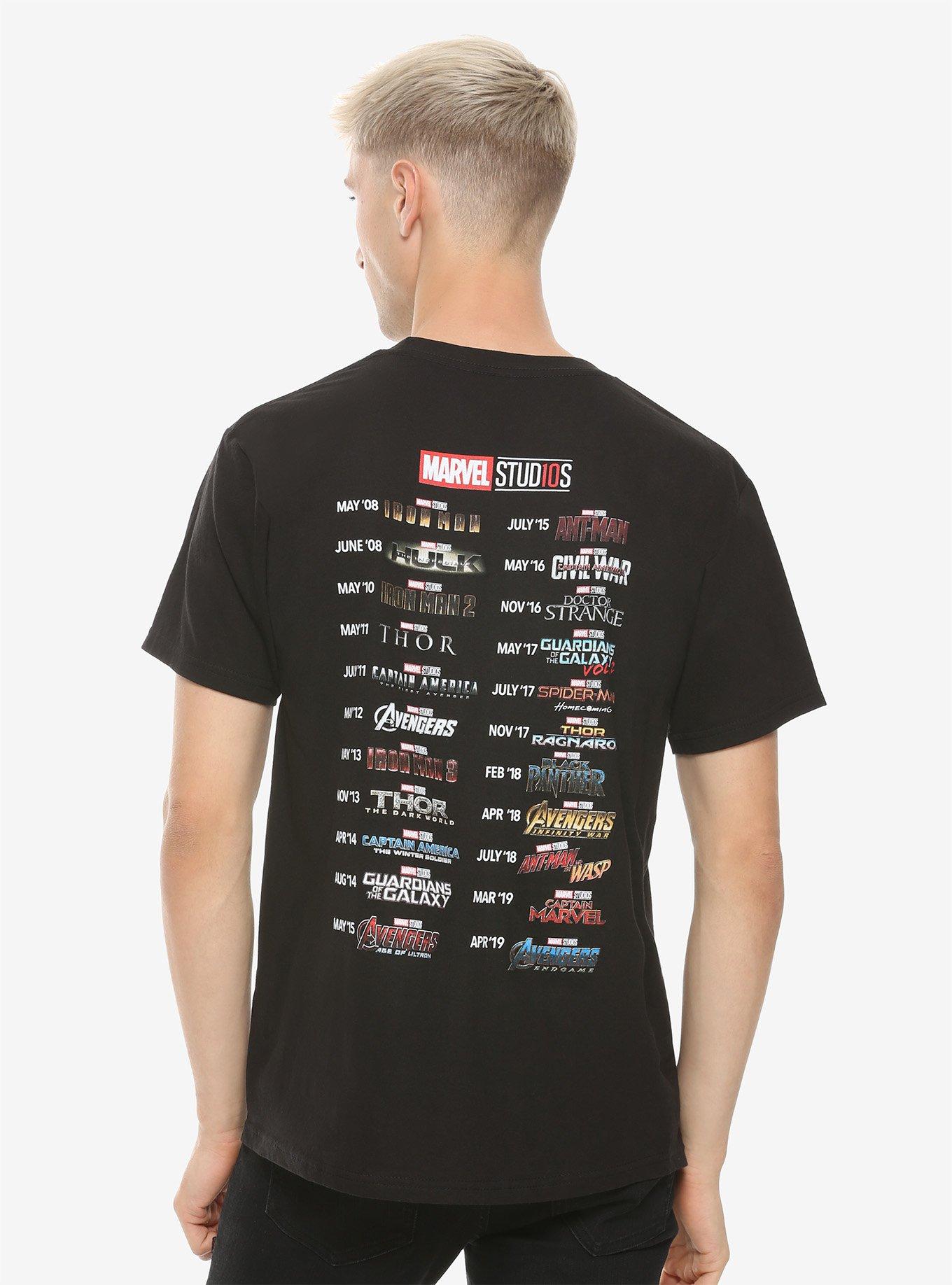 Marvel Studios Movie Tour T-Shirt, MULTI, alternate