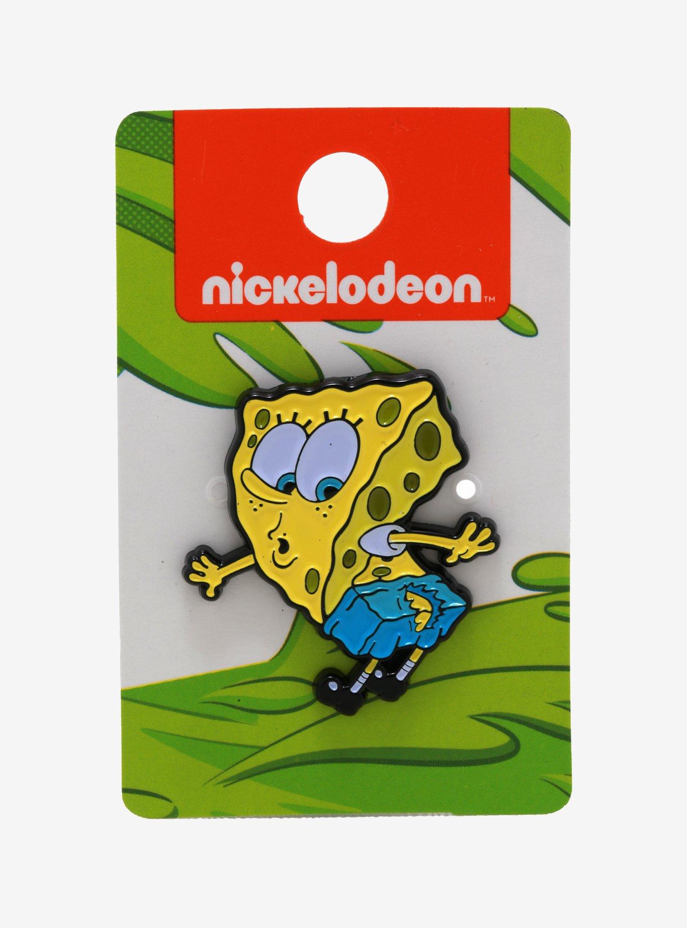 SpongeBob SquarePants Splitting Pants Enamel Pin - BoxLunch Exclusive, , alternate