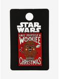 Star Wars Chewbacca Wookiee Little Christmas Enamel Pin, , alternate