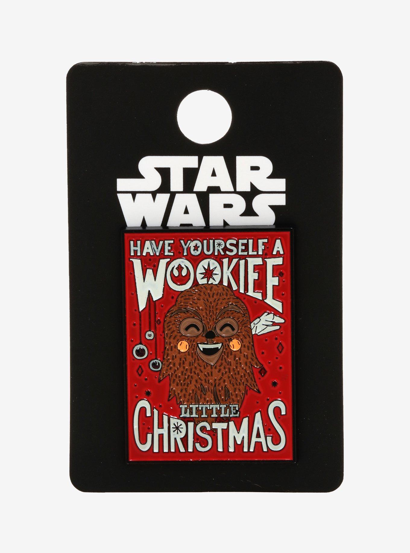 Star Wars Chewbacca Wookiee Little Christmas Enamel Pin, , alternate