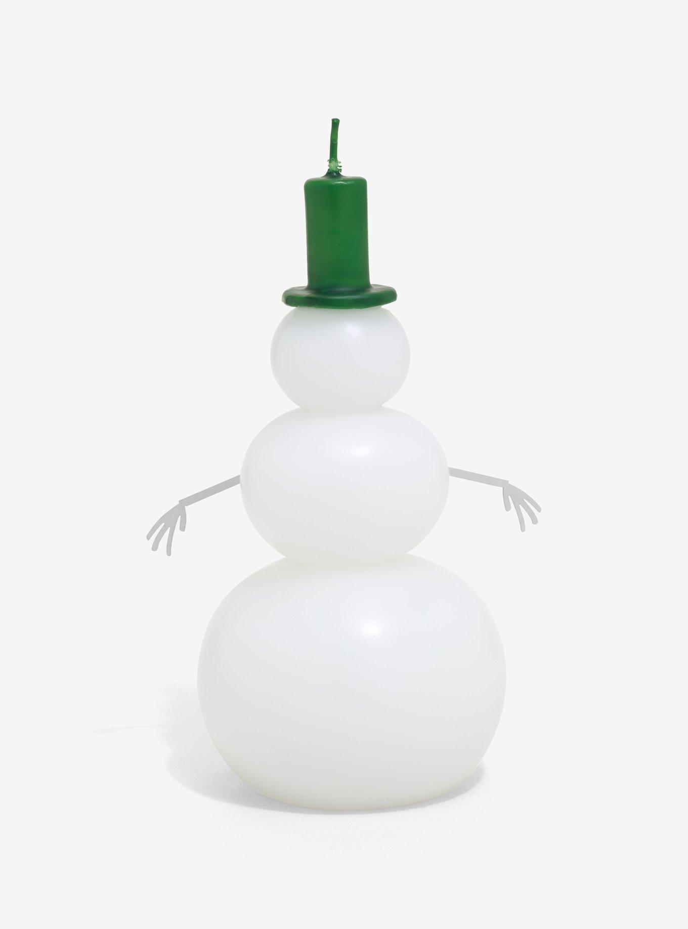 The Nightmare Before Christmas Jack Skellington In A Snowman Candle, , alternate