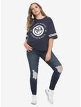 Marvel Captain Marvel Girls Athletic Crop T-Shirt Plus Size, WHITE, alternate