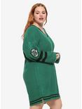 Harry Potter Slytherin Sweater Dress Plus Size, GREEN, alternate