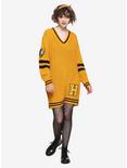 Harry Potter Hufflepuff Sweater Dress, YELLOW, alternate