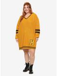 Harry Potter Hufflepuff Sweater Dress Plus Size, YELLOW, alternate