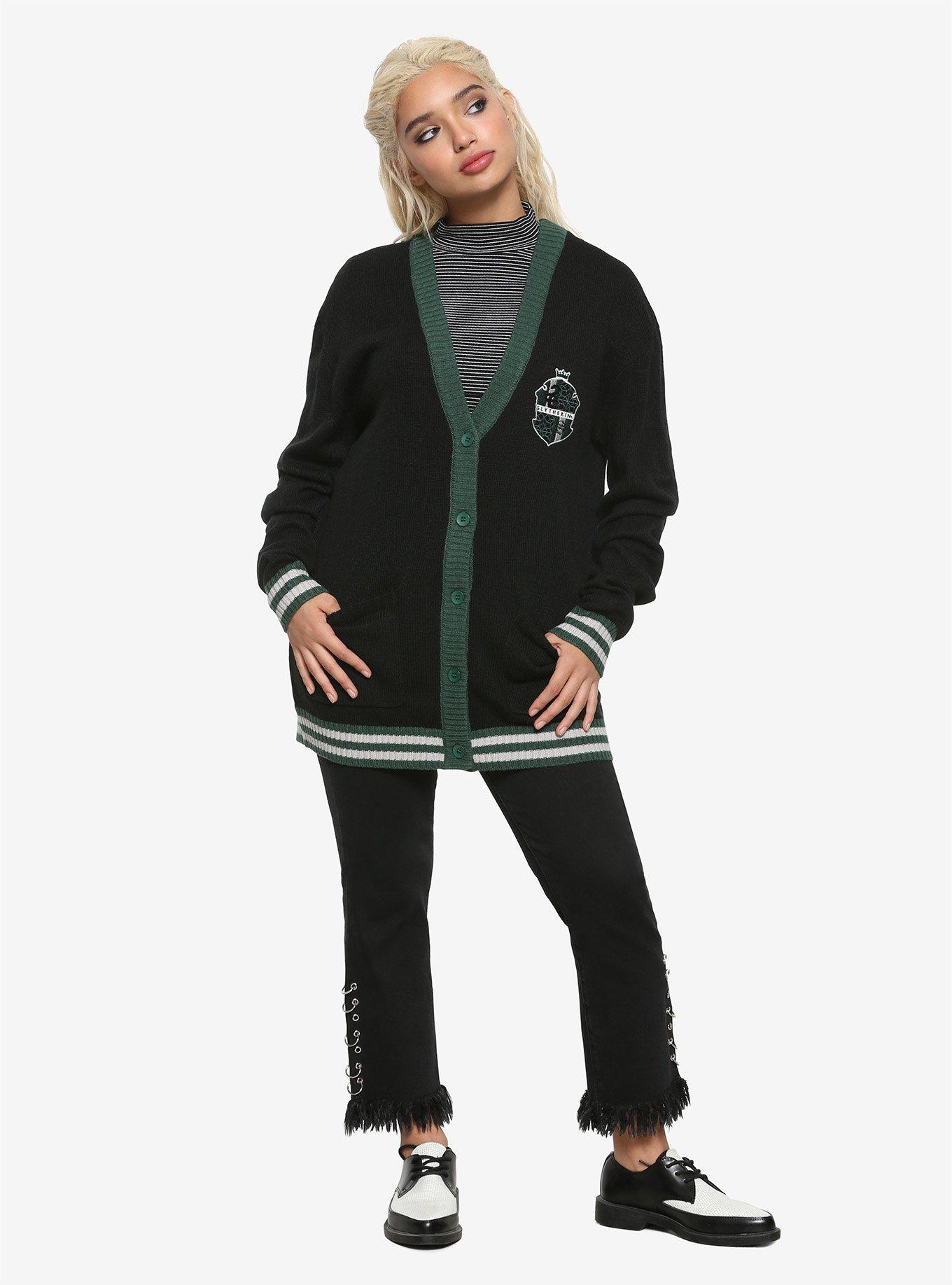 Harry Potter Slytherin Girls Cardigan, MULTI, alternate