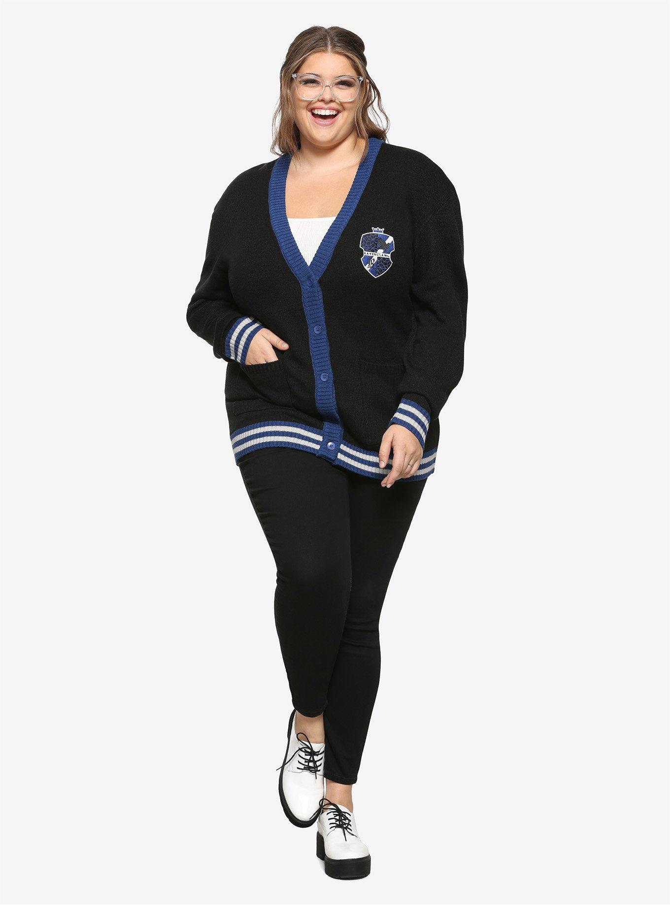 Harry Potter Ravenclaw Girls Cardigan Plus Size, , alternate