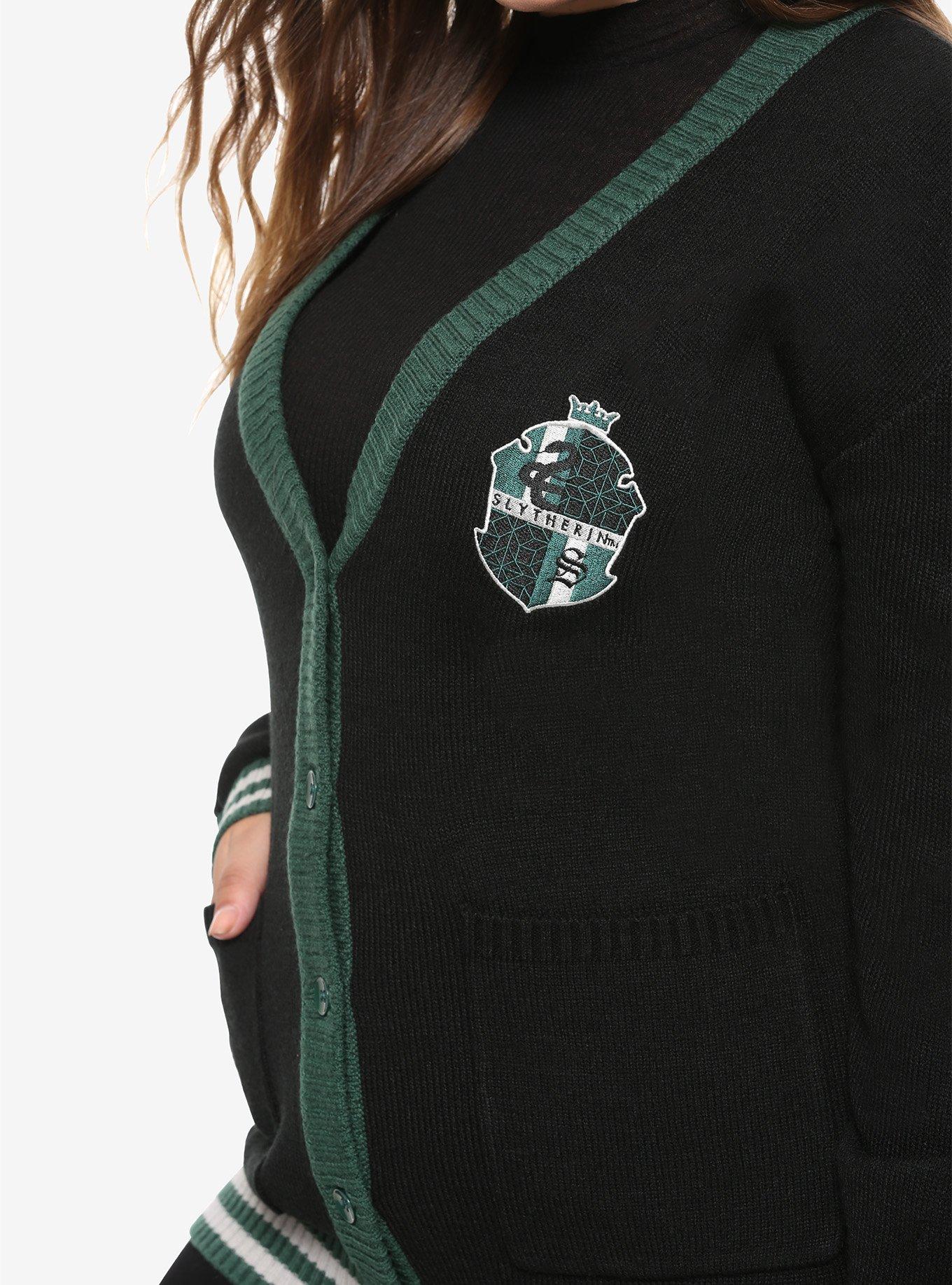 Harry Potter Slytherin Girls Cardigan Plus Size, MULTI, alternate