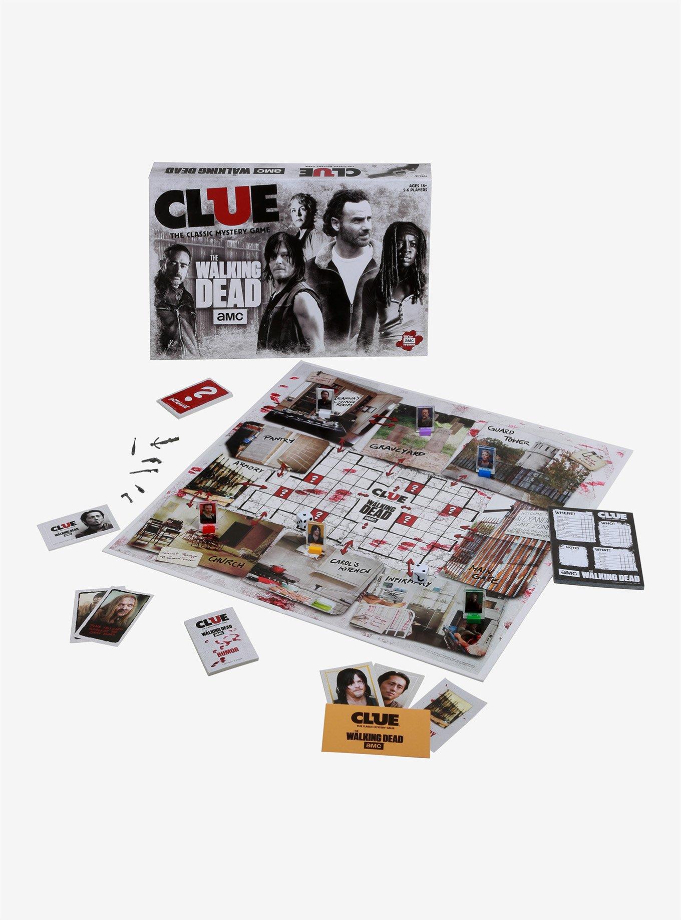 Neuf sous cellophane jeu de société Cluedo The Walking Dead des
