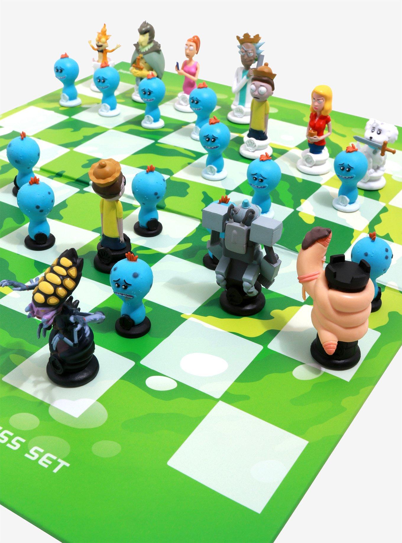 Rick and Morty Chess Set, The Op Board Game Showcase