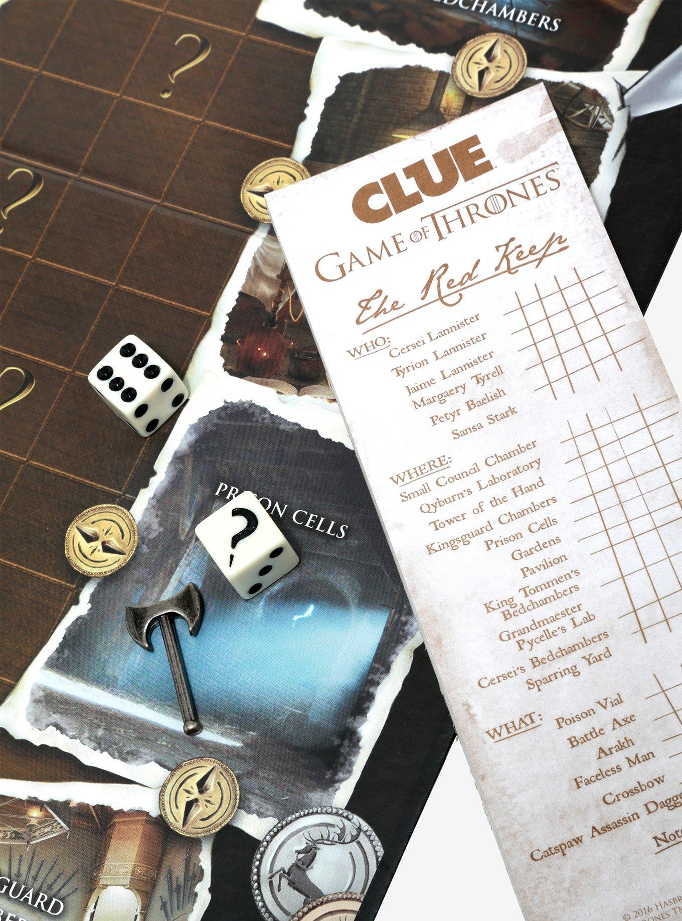 Game Of Thrones Edition Clue, , alternate