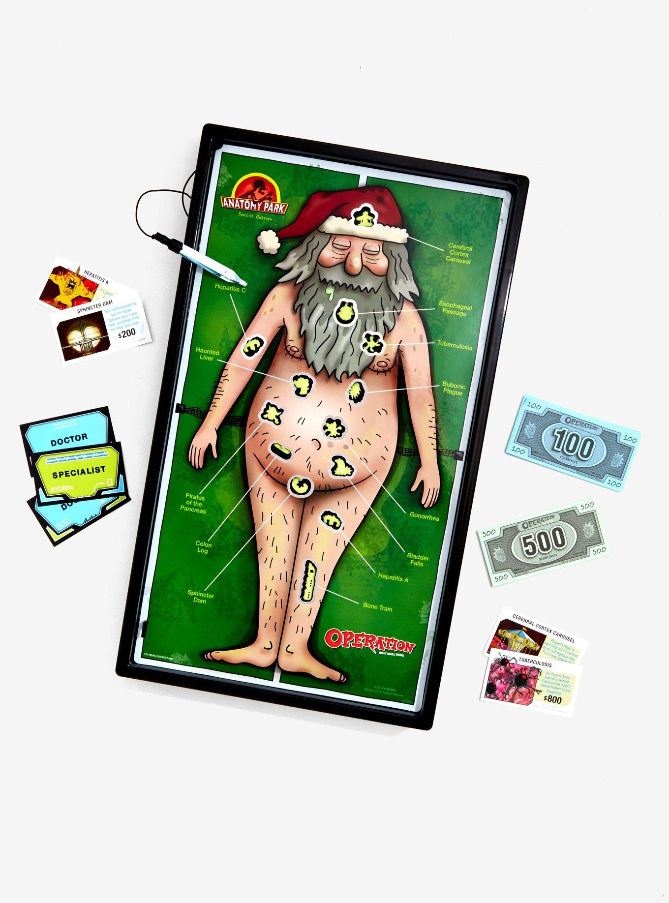 Rick And Morty Anatomy Park Edition Operation Board Game, , alternate