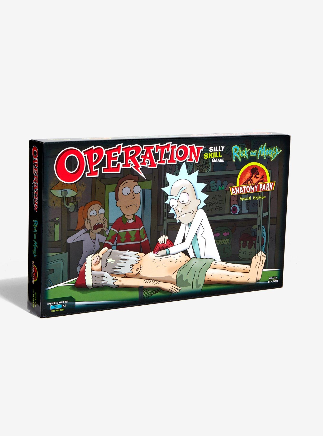 Rick And Morty Anatomy Park Edition Operation Board Game, , alternate