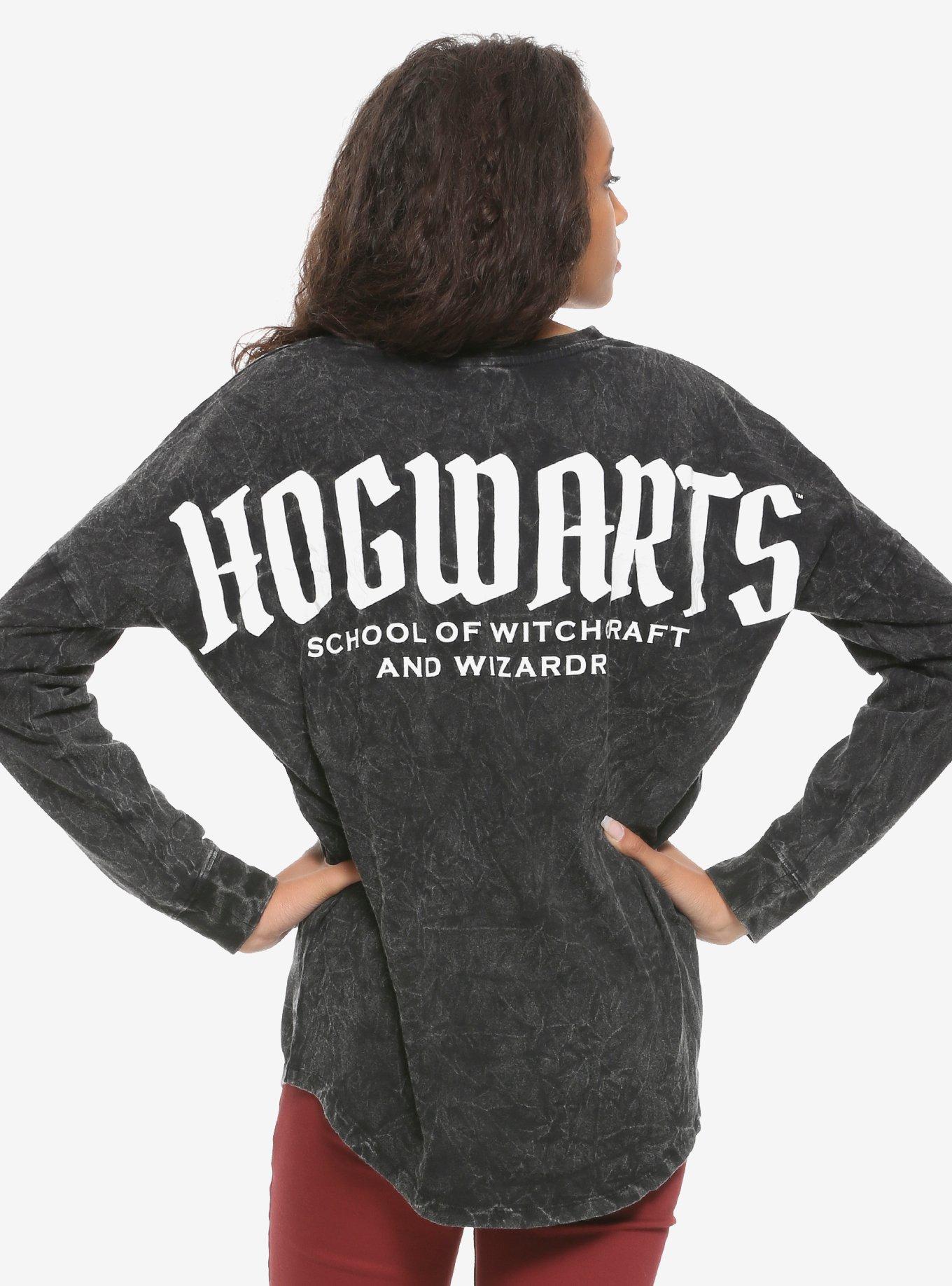 Harry Potter Hogwarts Girls Long-Sleeve Athletic Jersey, WHITE, alternate