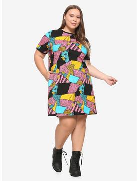 The Nightmare Before Christmas Sally T-Shirt Dress Plus Size, , hi-res