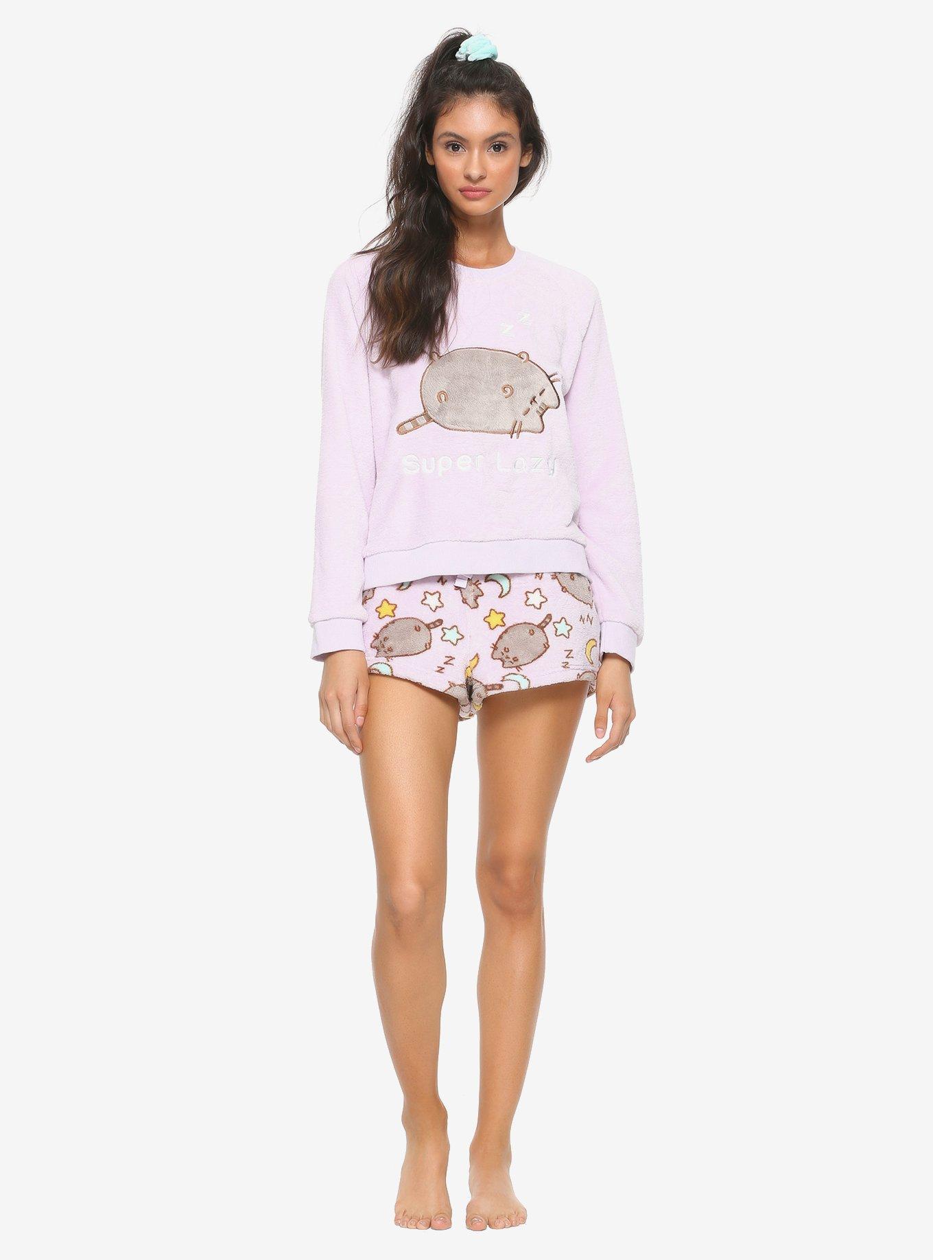 Pusheen Super Lazy Girls Plush Sleep Set, , alternate