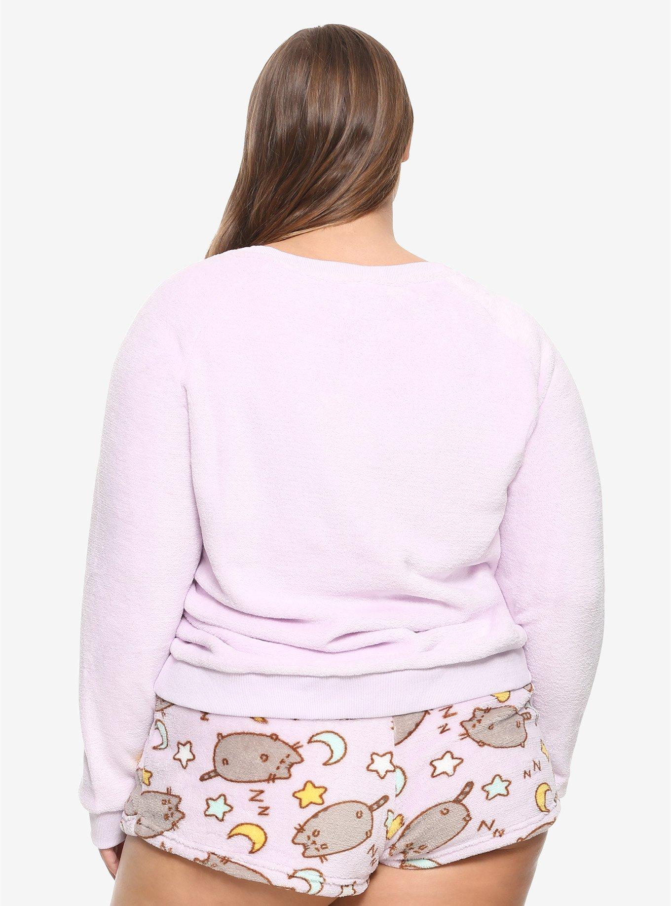 Pusheen Super Lazy Girls Plush Sleep Set Plus Size, , alternate