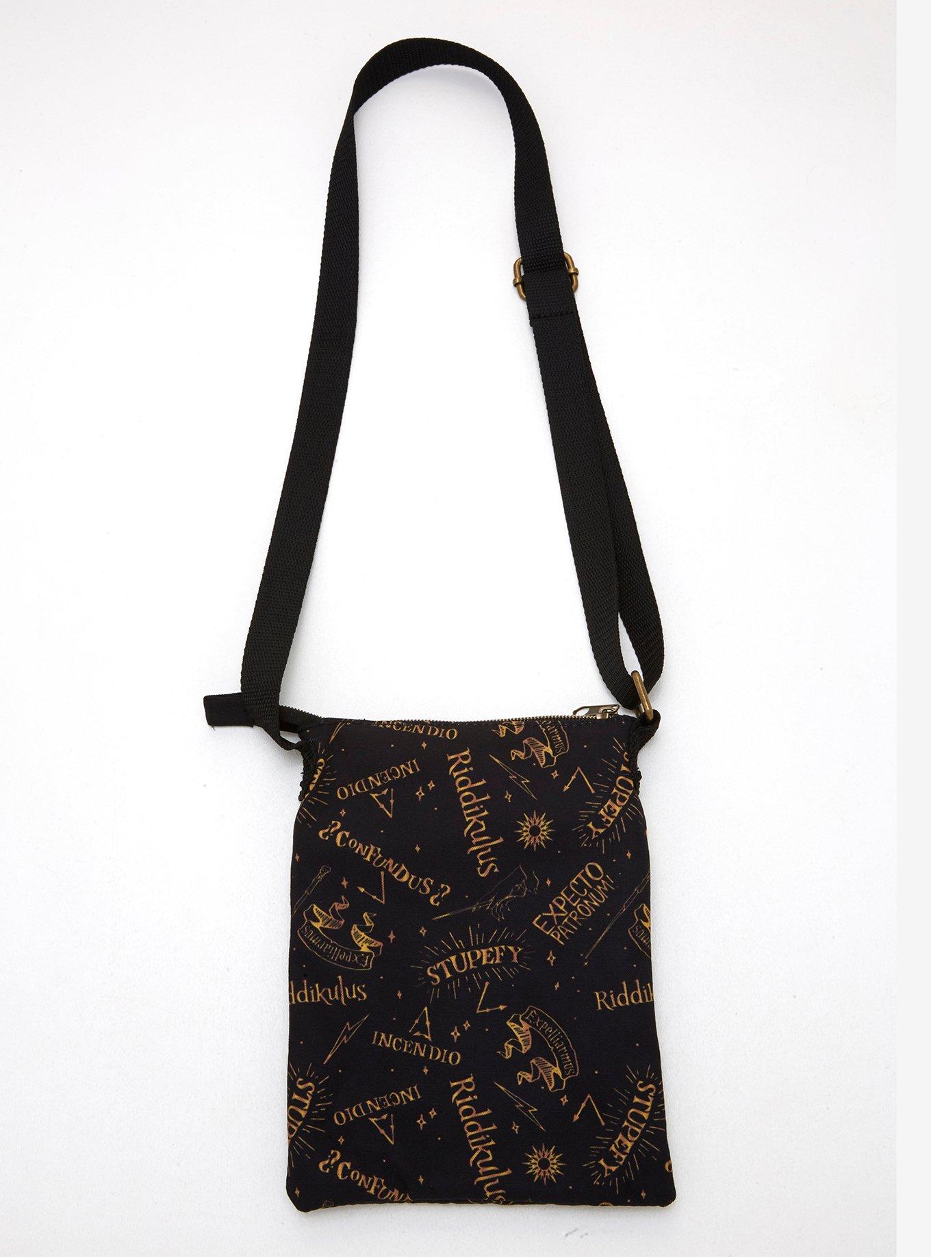 Loungefly Harry Potter Spells Passport Crossbody Bag, , alternate