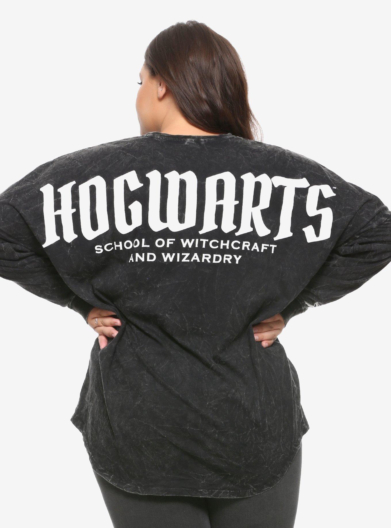 Harry Potter Hogwarts Girls Long-Sleeve Athletic Jersey Plus Size, , alternate