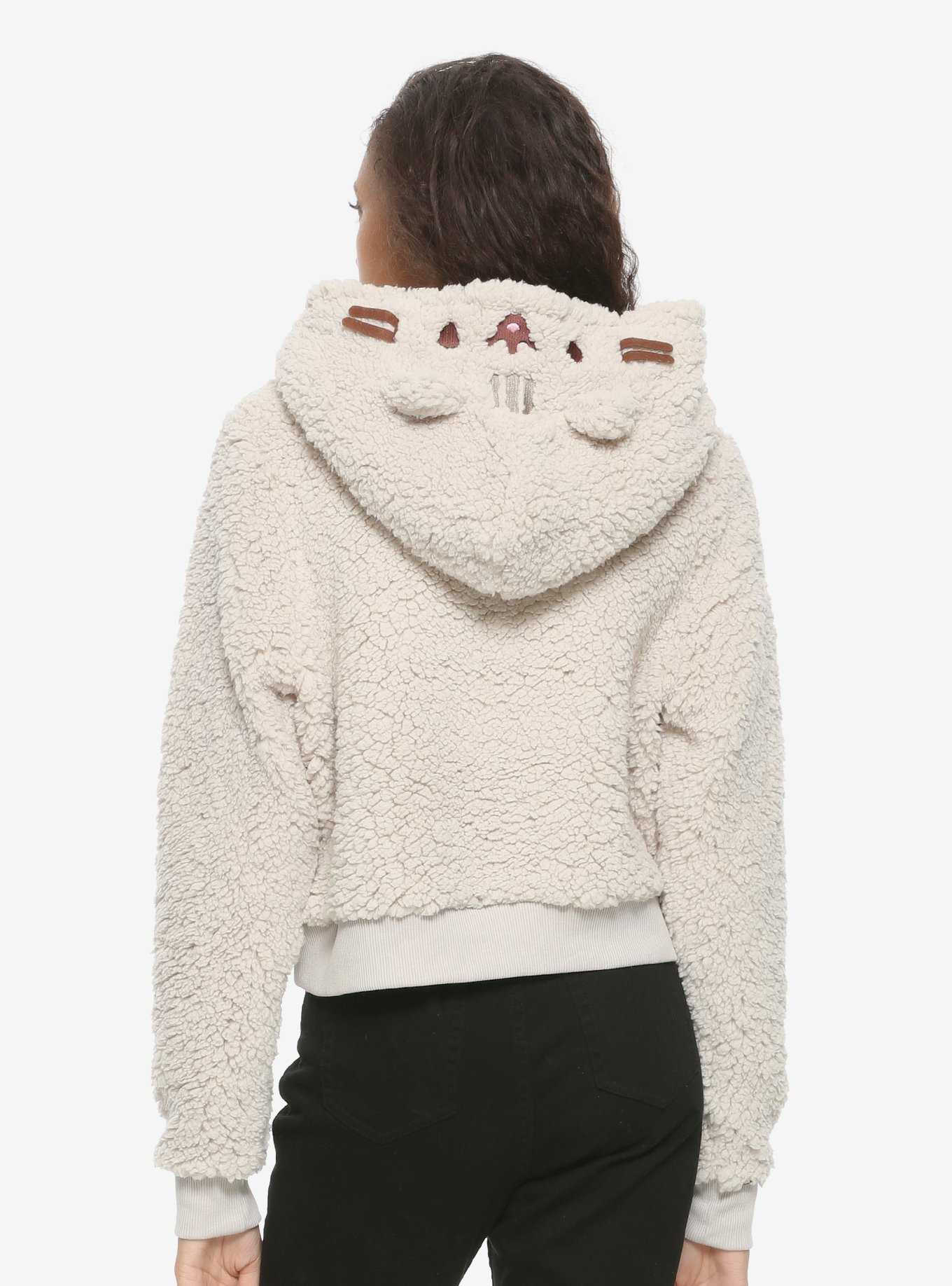 Pusheen Fuzzy Girls Hoodie, , hi-res