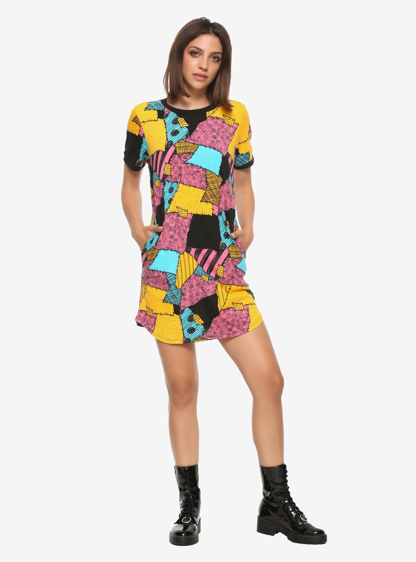 The Nightmare Before Christmas Sally T-Shirt Dress, , alternate