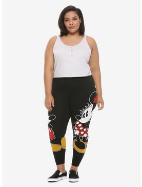 Disney Mickey Mouse & Minnie Mouse Mirrored Leggings Plus Size, , hi-res
