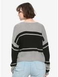 The Nightmare Before Christmas Jack Striped Girls Crop Sweater, , alternate