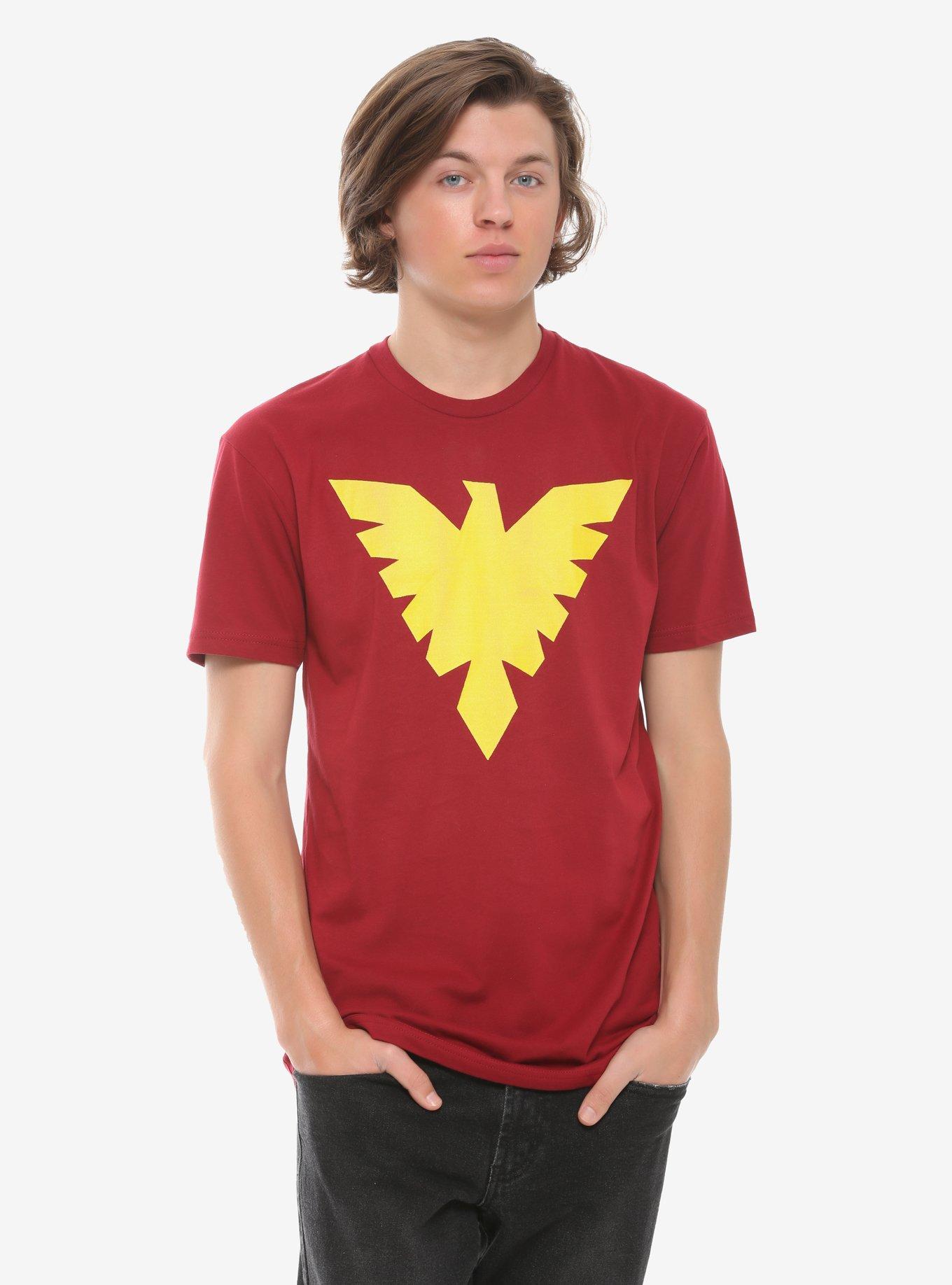 Marvel X-Men Dark Phoenix Logo T-Shirt, GOLD, alternate