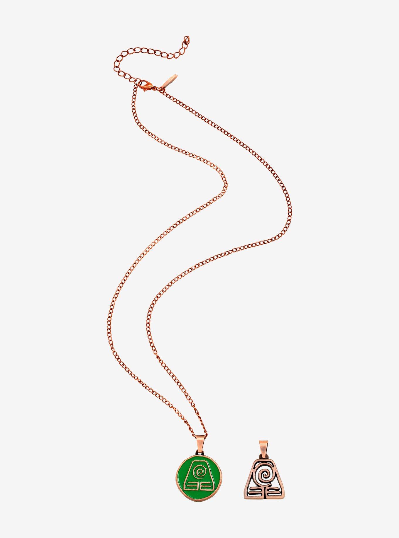 Avatar: The Last Airbender Earth Kingdom Charm Necklace - BoxLunch Exclusive, , alternate