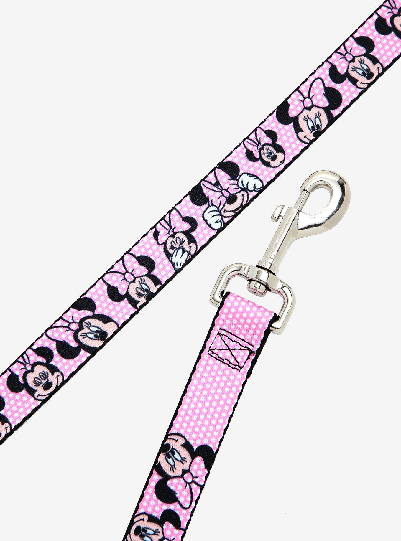 Disney Minnie Mouse Pink & White Polka Dot Pet Leash, , alternate - view 2