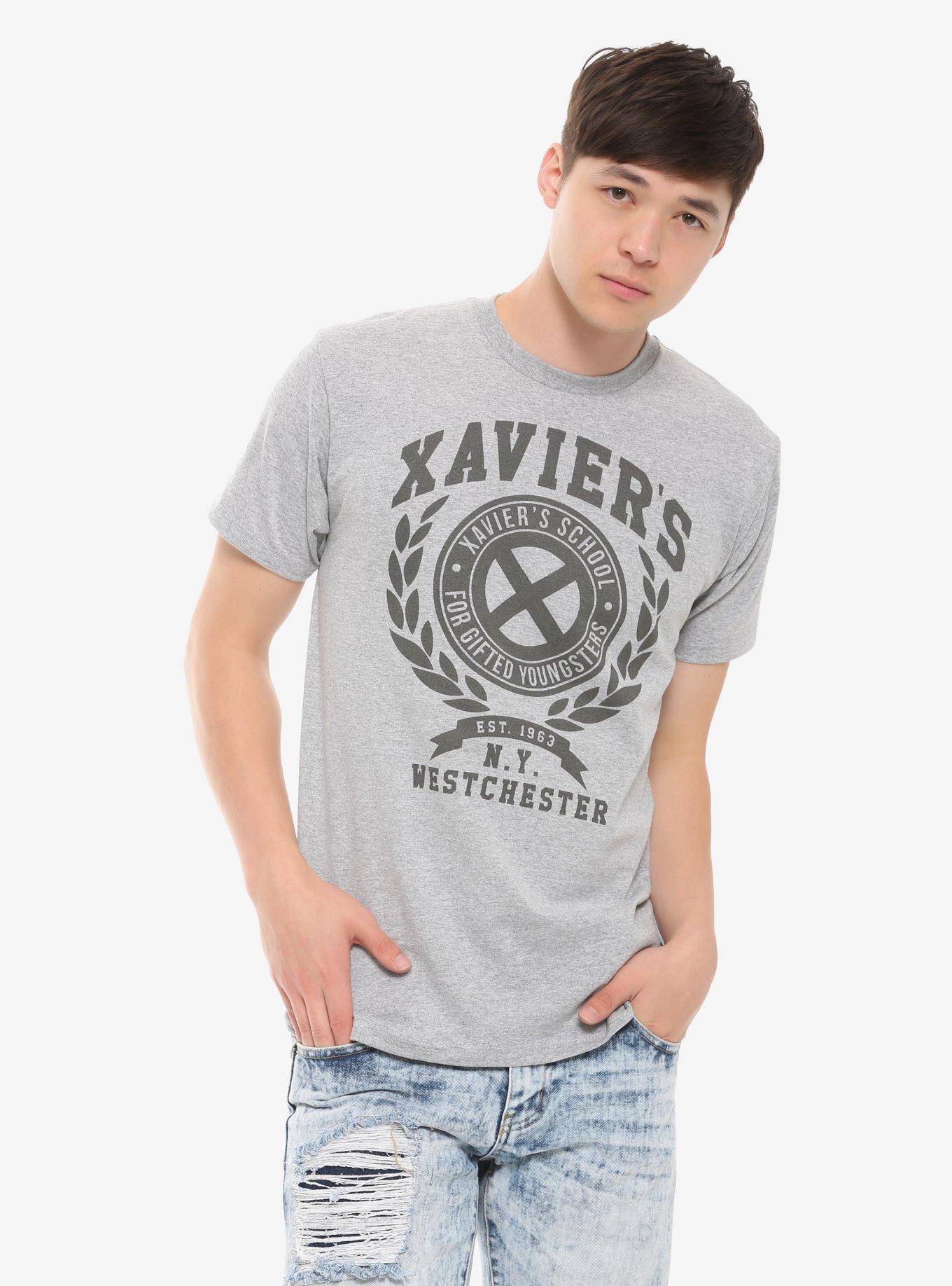 Marvel X-Men Xavier's School For Gifted Youngsters T-Shirt, BLACK, alternate