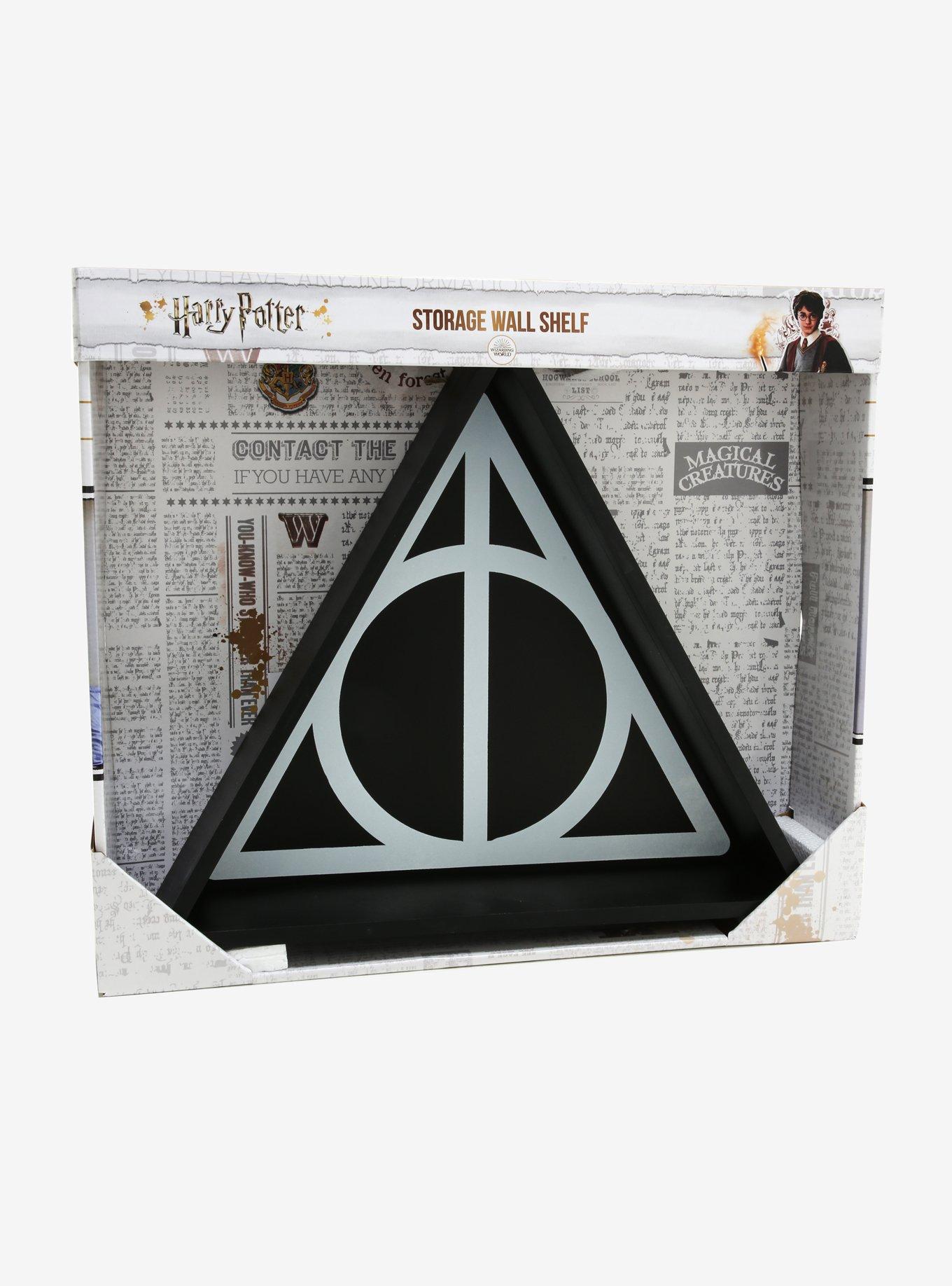 Harry Potter Deathly Hallows Symbol Wall Shelf, , alternate