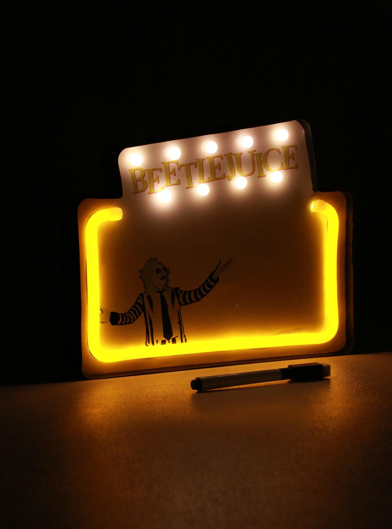 Beetlejuice Light-Up Dry Erase Board, , alternate