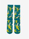 Rick and Morty Banana Crew Socks, , alternate