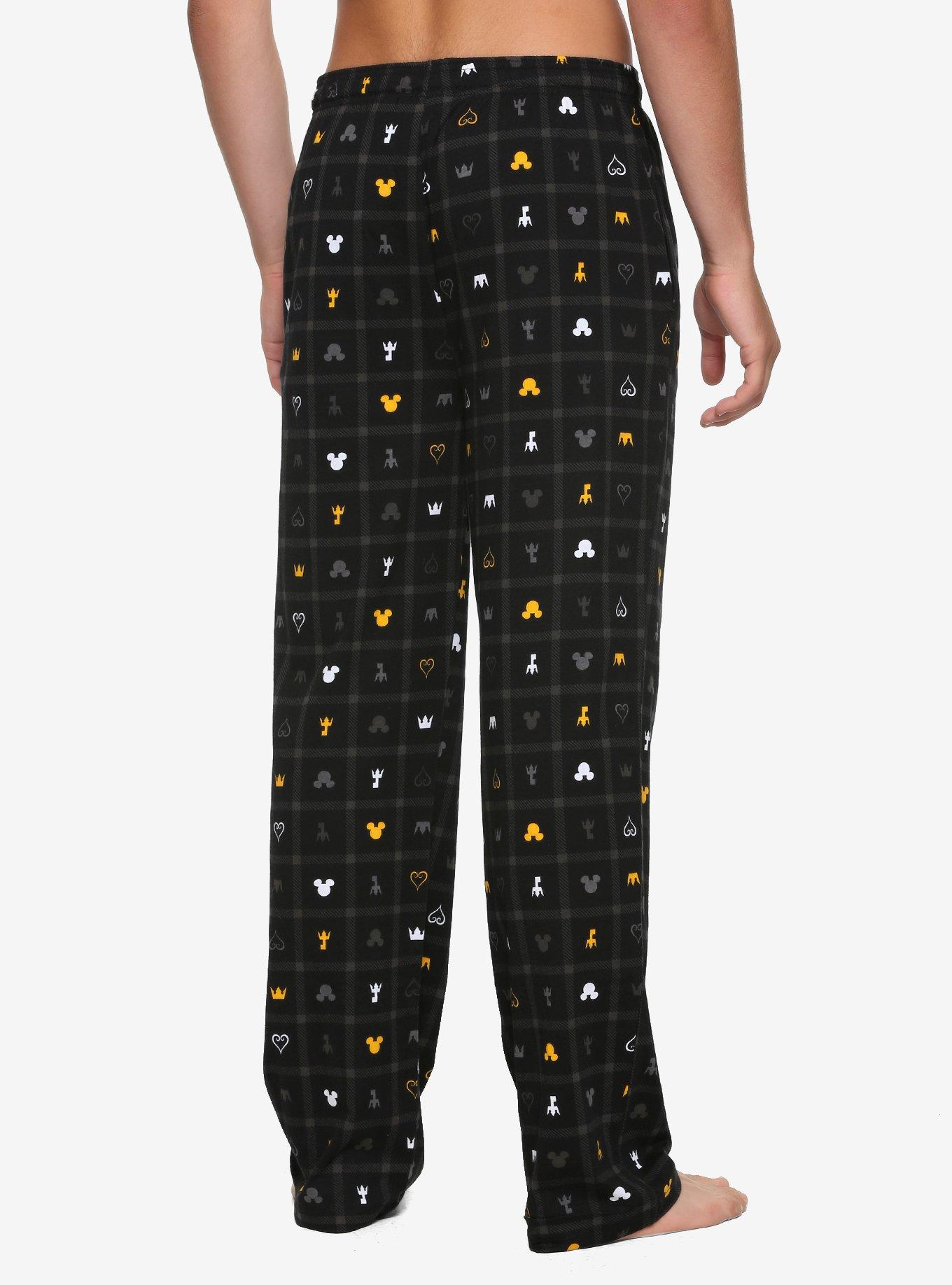 Disney Kingdom Hearts Icon Grid Pajama Pants, MULTI, alternate