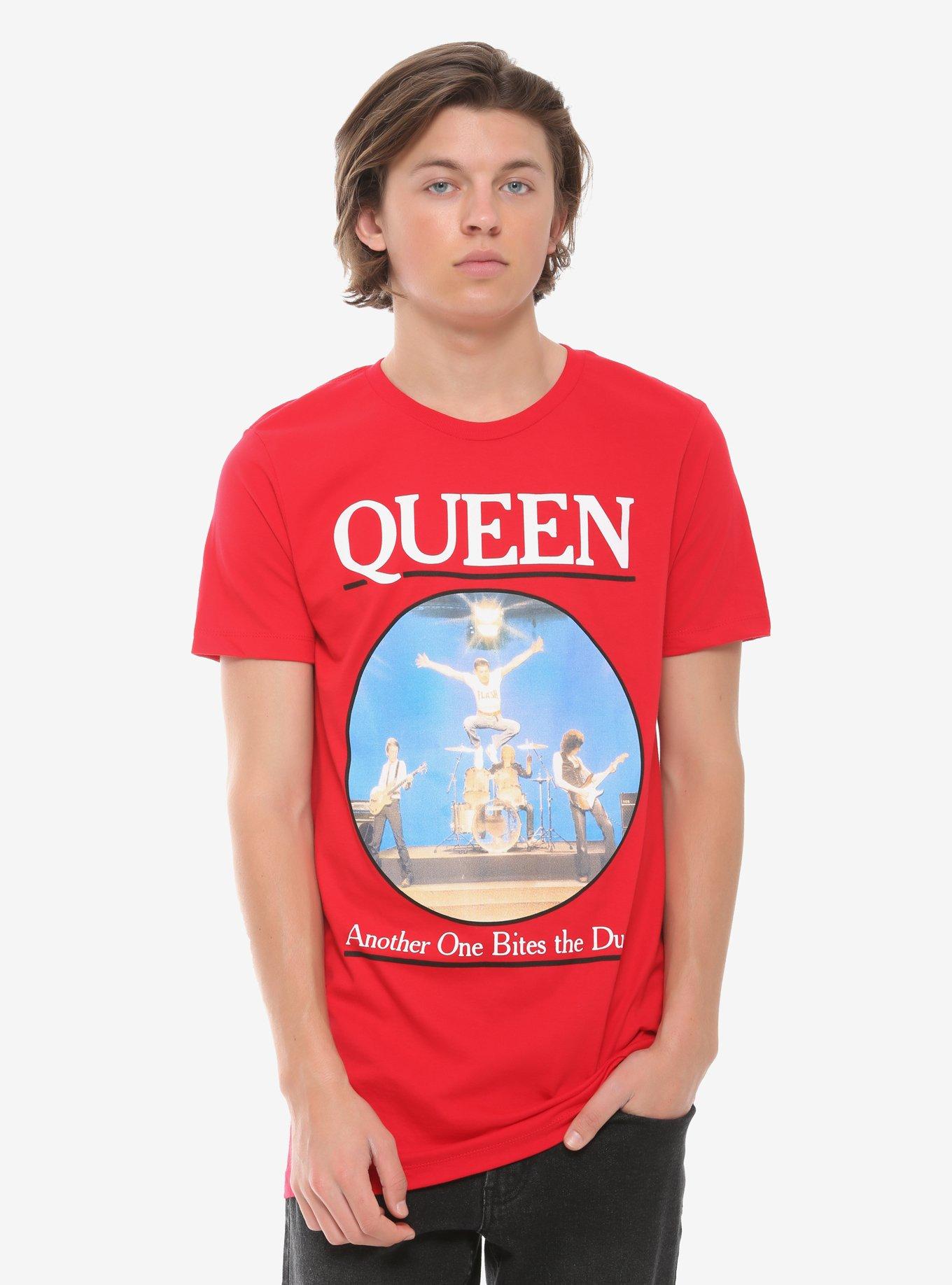Queen Another One Bites The Dust T-Shirt, RED, alternate