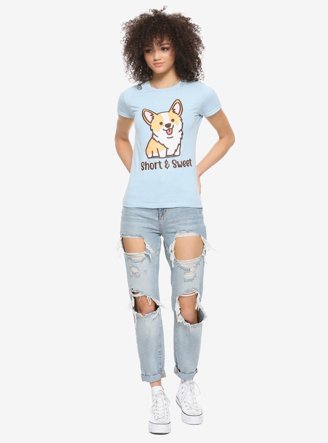 Short & Sweet Corgi Girls T-Shirt, , alternate