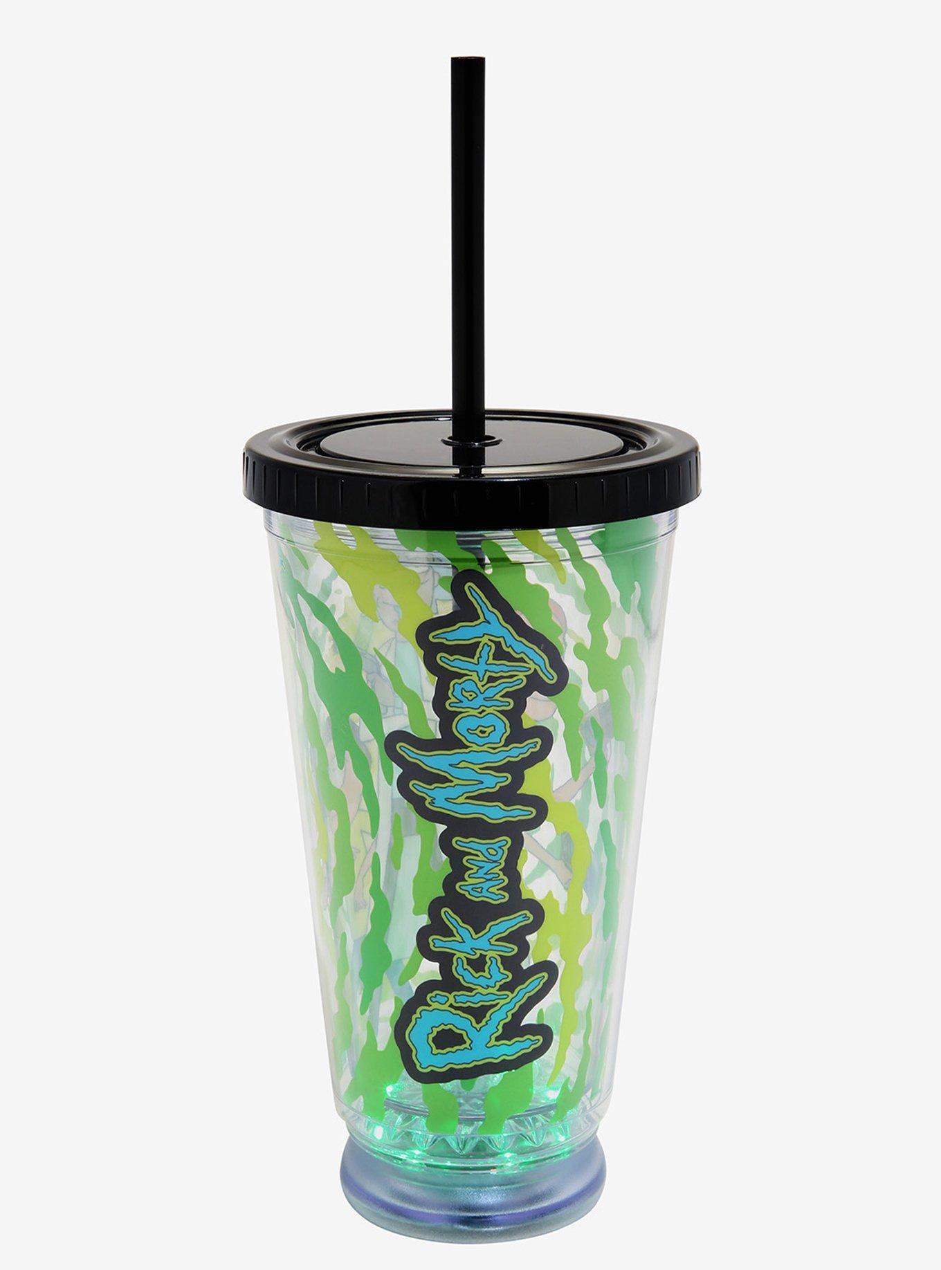 Rick and Morty Light-Up Tumbler - BoxLunch Exclusive, , alternate