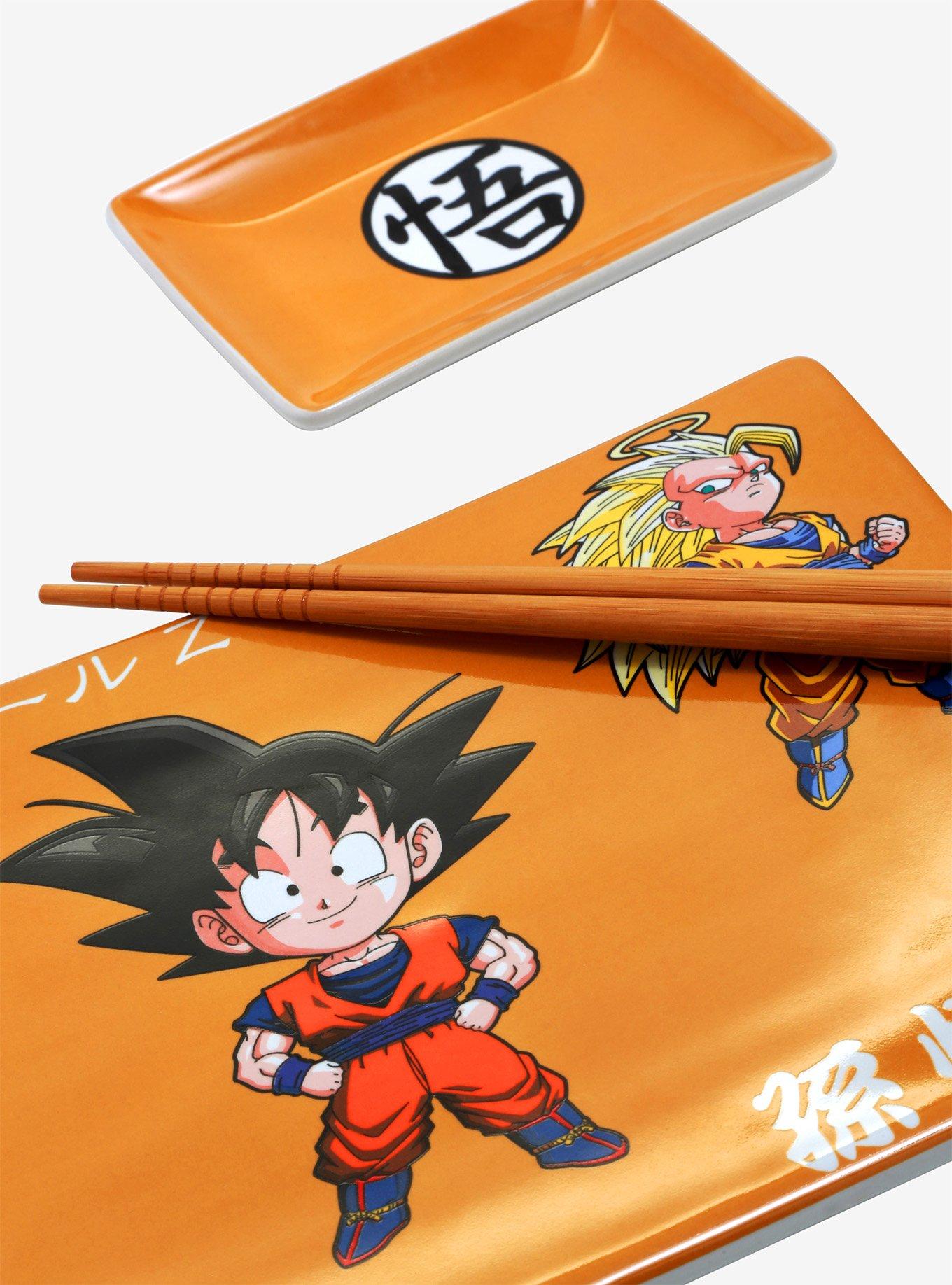 Dragon Ball Z Ceramic Sushi Set with Chopsticks - BoxLunch Exclusive, , alternate