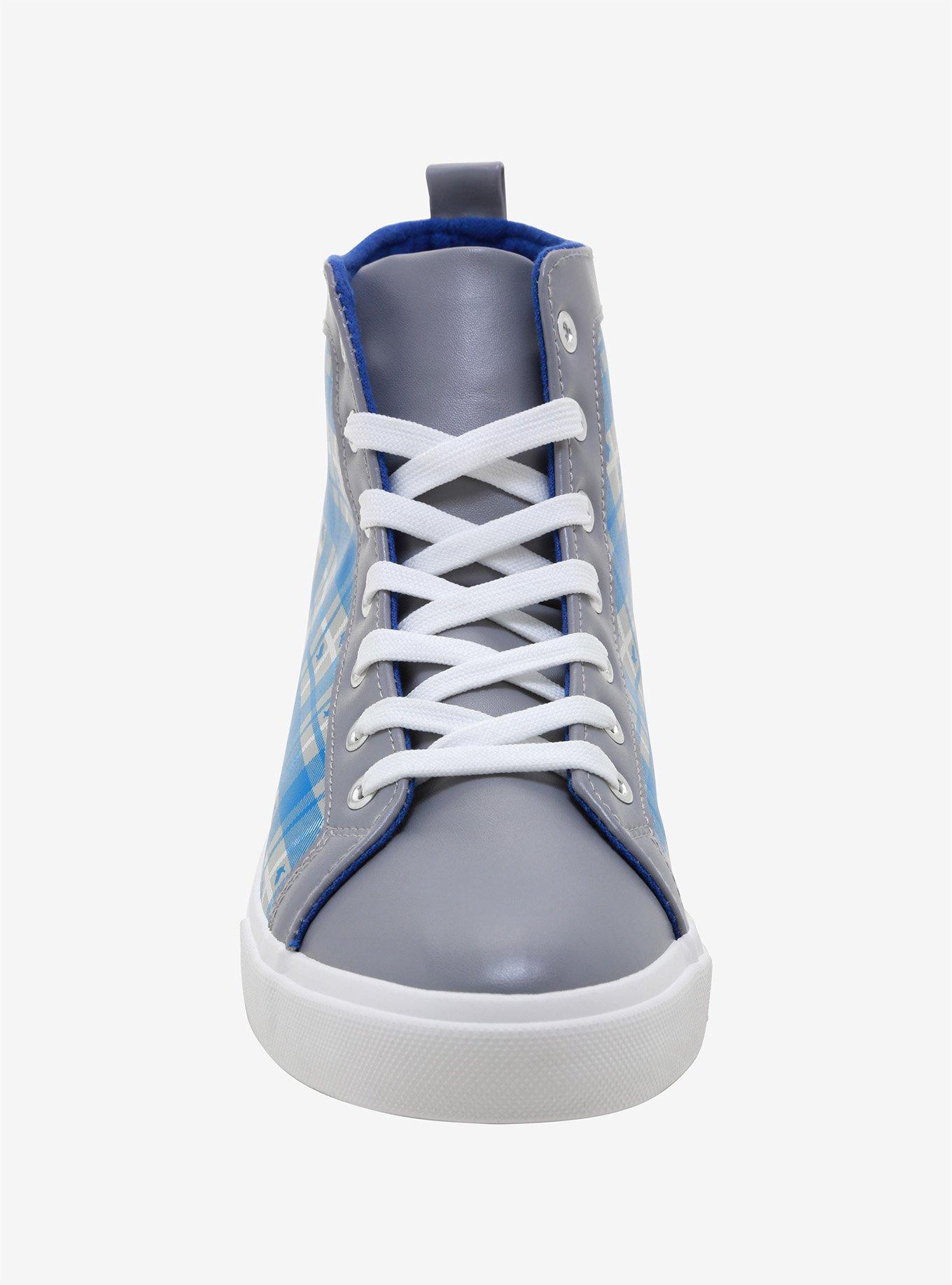 Harry Potter Ravenclaw Plaid Hi-Top Sneakers, MULTI, alternate