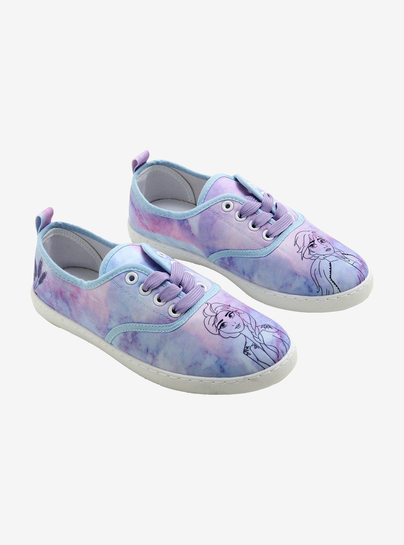 Disney Frozen 2 Elsa & Anna Lace-Up Sneakers, MULTI, alternate