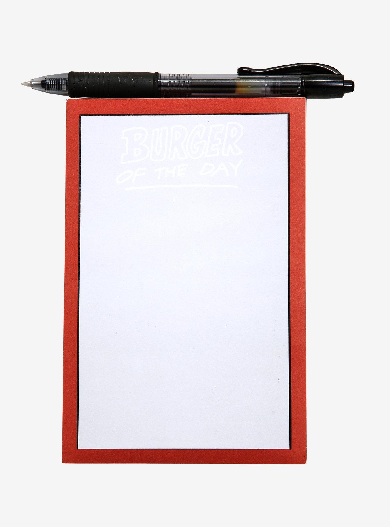 Bob's Burgers Burger of the Day Magnetic Notepad - BoxLunch Exclusive, , alternate