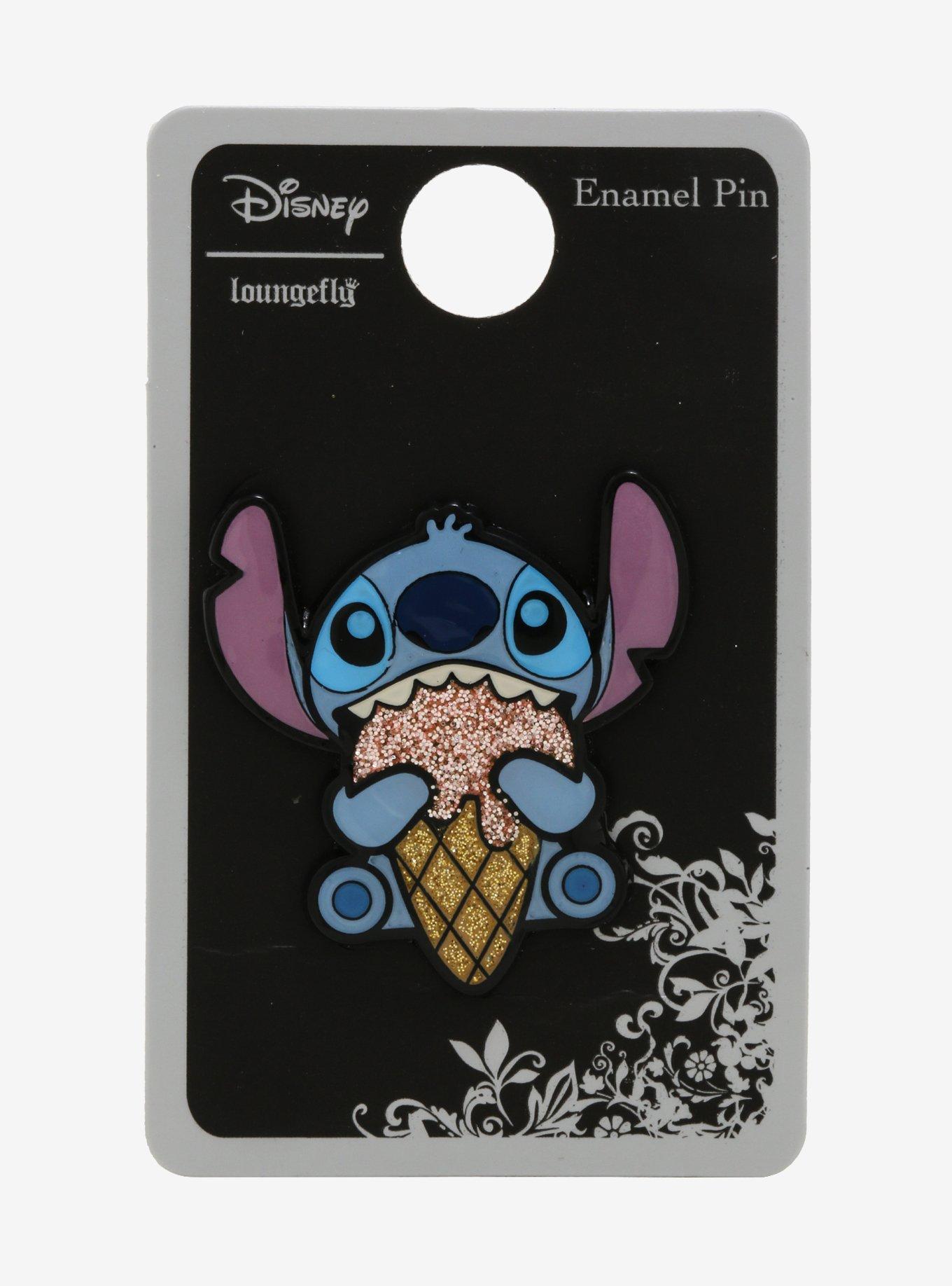 Disney Lilo & Stitch Ice Cream Enamel Pin, , alternate