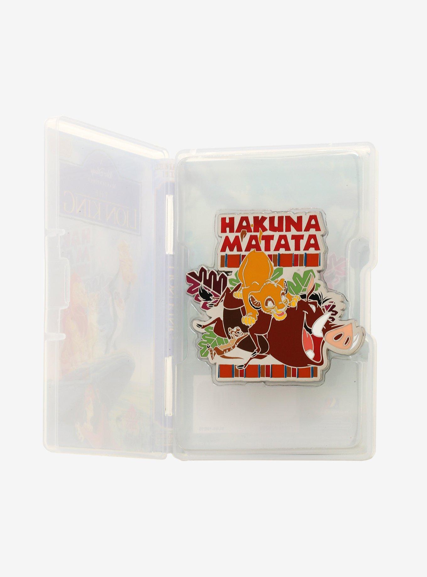 Disney The Lion King Hakuna Matata Enamel Pin With VHS Case, , alternate