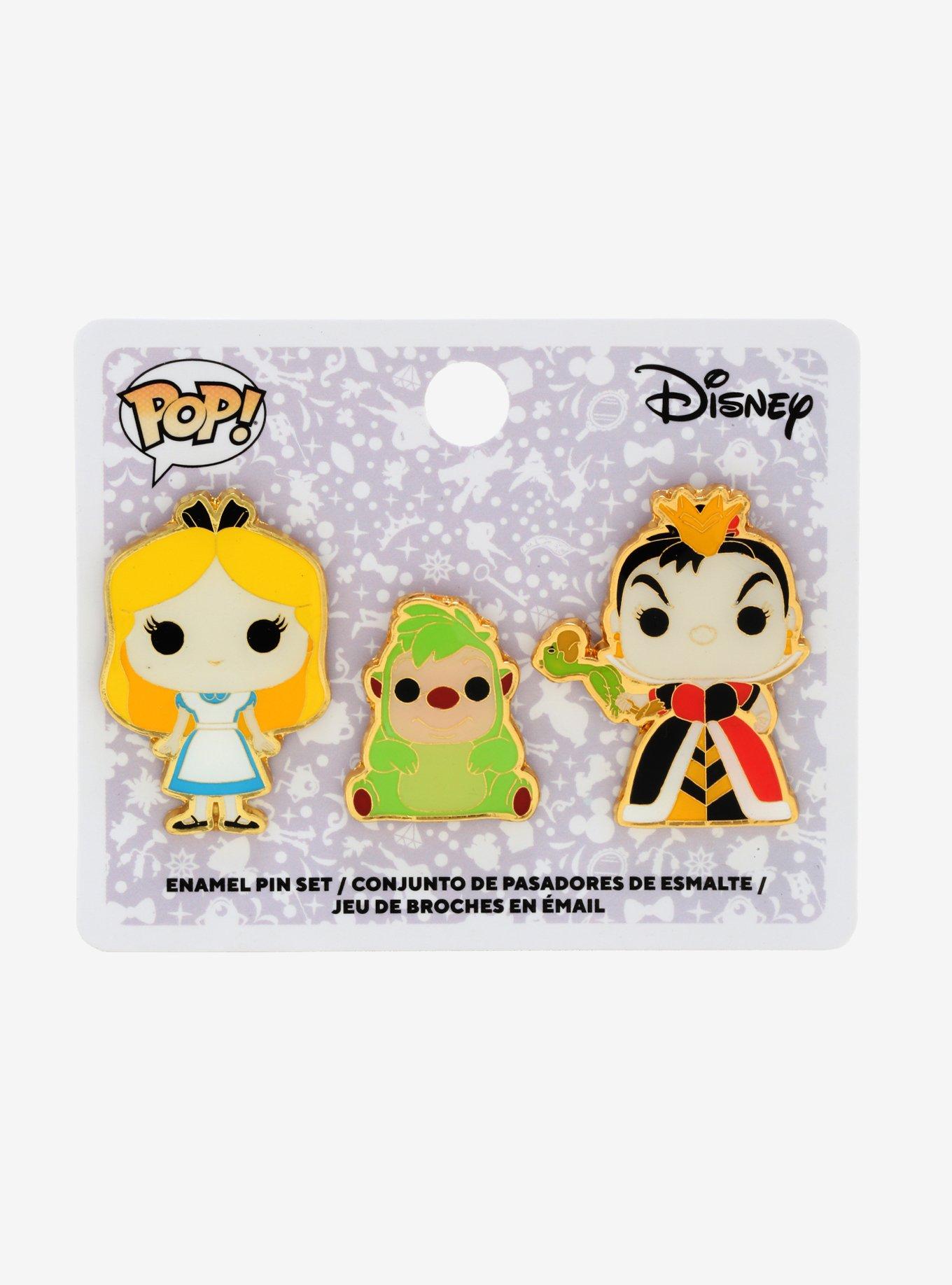 Funko Pop! Disney Alice In Wonderland Alice Queen Enamel Pin Set, , alternate