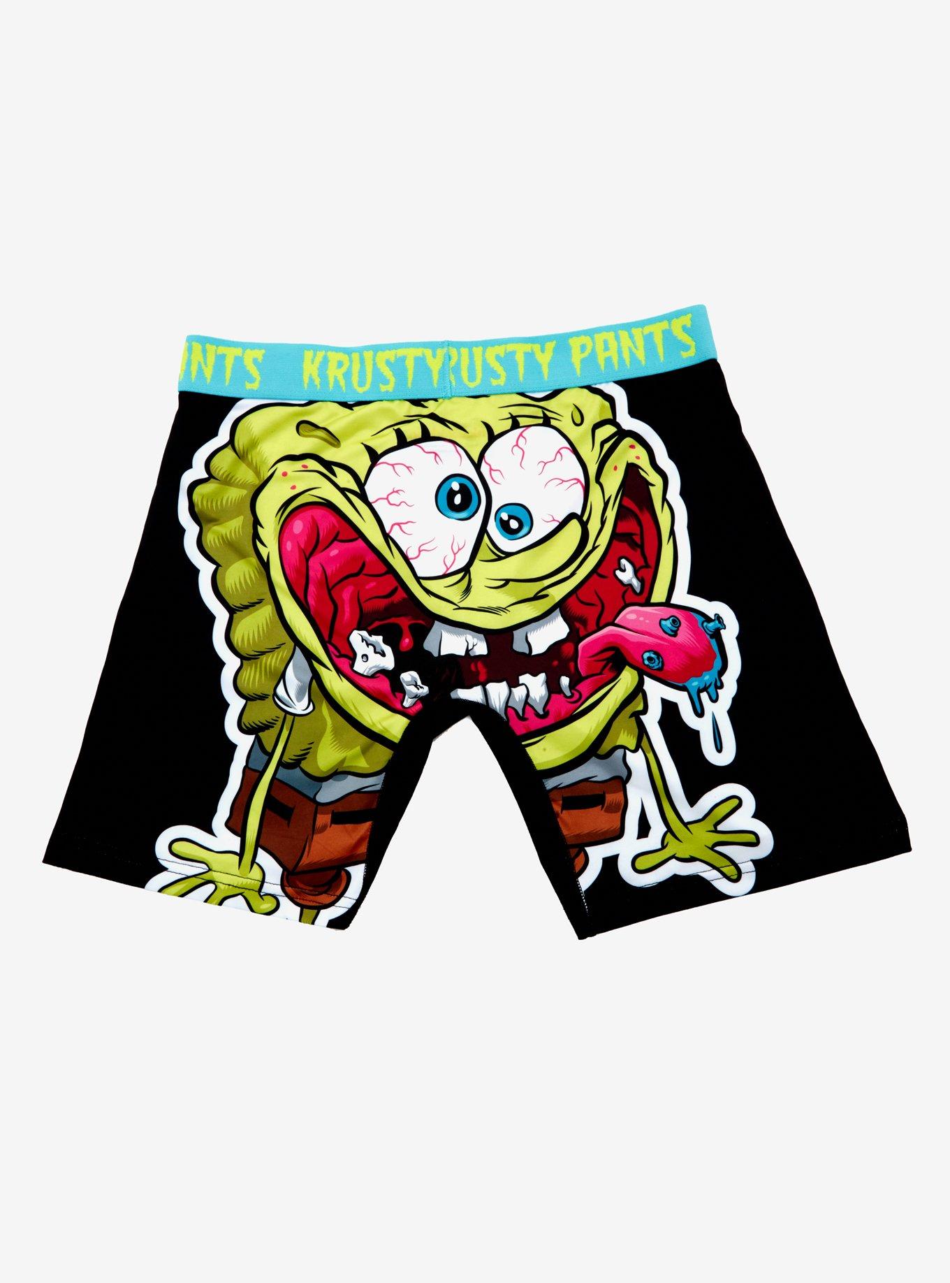 SpongeBob SquarePants Krusty Pants Boxer Briefs, MULTI, alternate